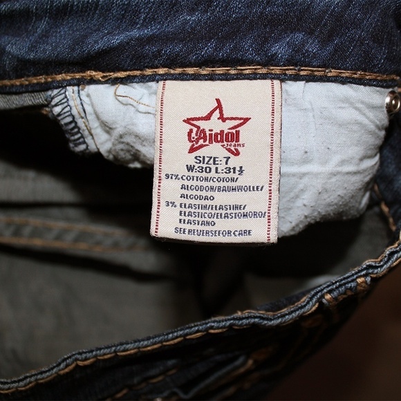 L.A Idol Jeans Size 7 W30/L31 - Picture 4 of 4
